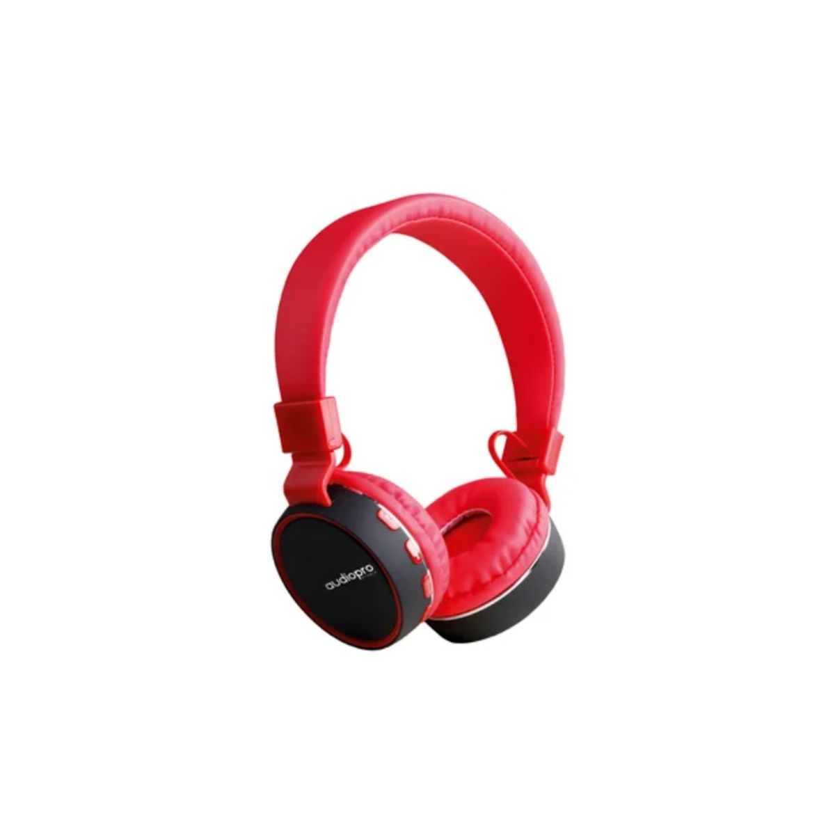 AUDIOPRO - Audífonos Con Conexión Bluetooth Y Auxiliar Color Rojo - SC