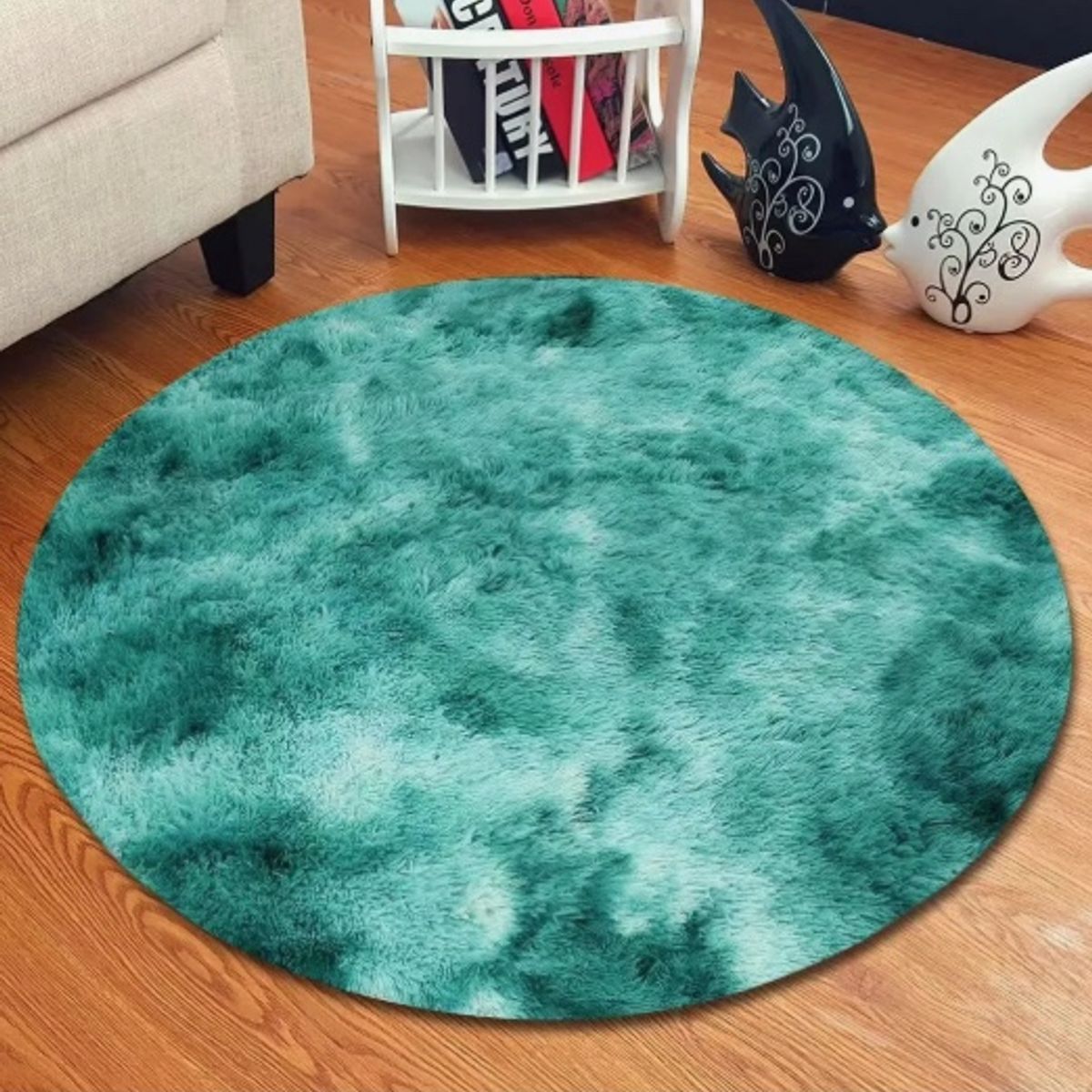 GENERICO - Alfombras Peludas Redondas 150cm