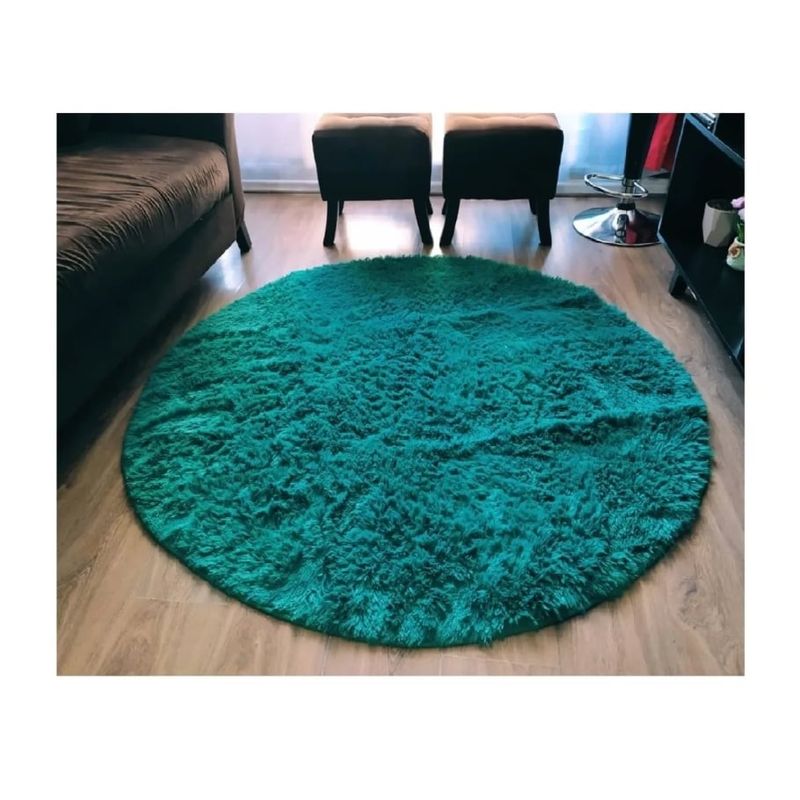 GENERICO - Alfombras Peludas Redondas 150cm