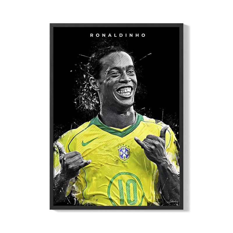 CREANGO - CUADRO POSTER RONALDINHO 33X43