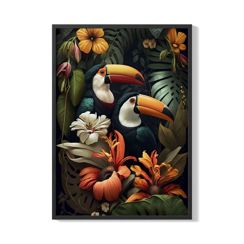 CREANGO - CUADRO POSTER TUCANES 33X43