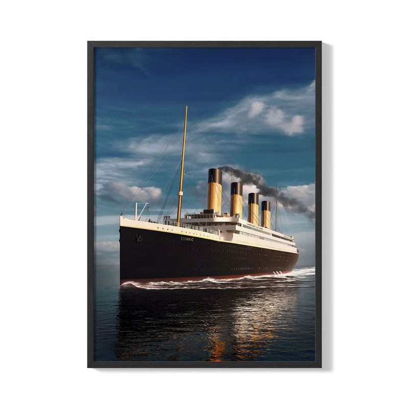 CREANGO - CUADRO POSTER TITANIC JAMES CAMERON 33X43 DISEÑO 1