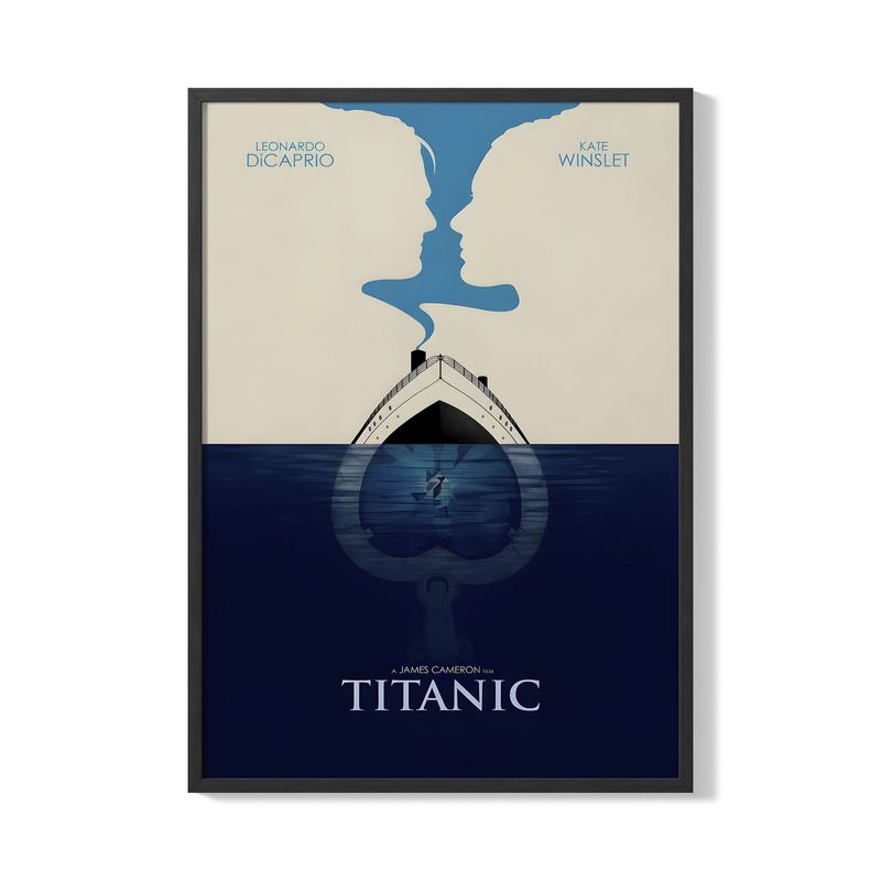 CREANGO - CUADRO POSTER TITANIC JAMES CAMERON 33X43 DISEÑO 2