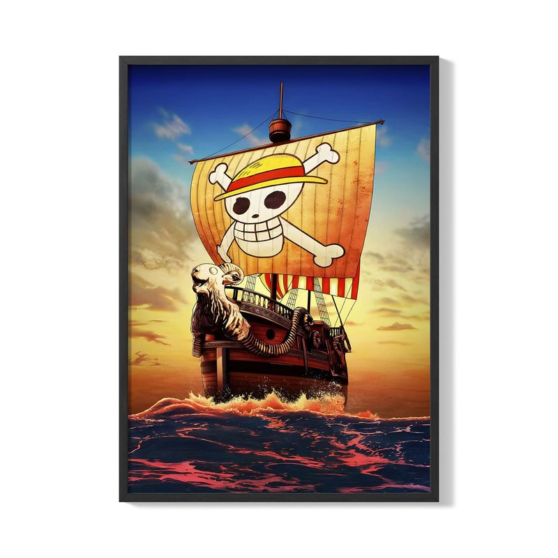 CREANGO - CUADRO POSTER ONE PIECE BARCO 33X43