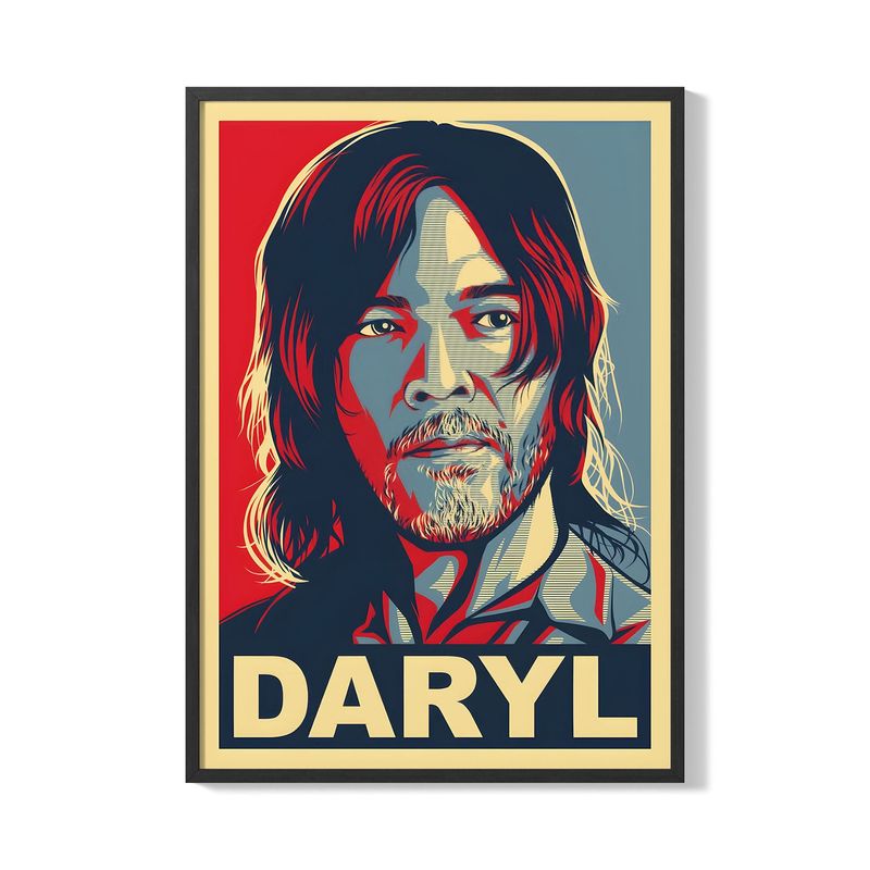 CREANGO - CUADRO POSTER THE WALKING DEAD DARYL 33X43