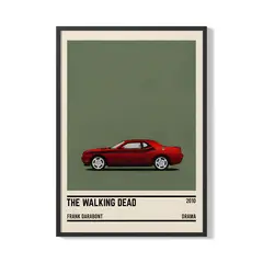 CREANGO - CUADRO POSTER THE WALKING DEAD AUTO 33X43