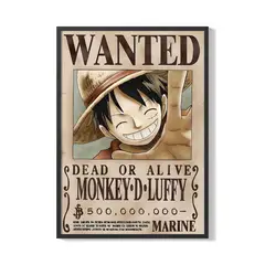 CREANGO - CUADRO POSTER ONE PIECE LUFFY 33X43