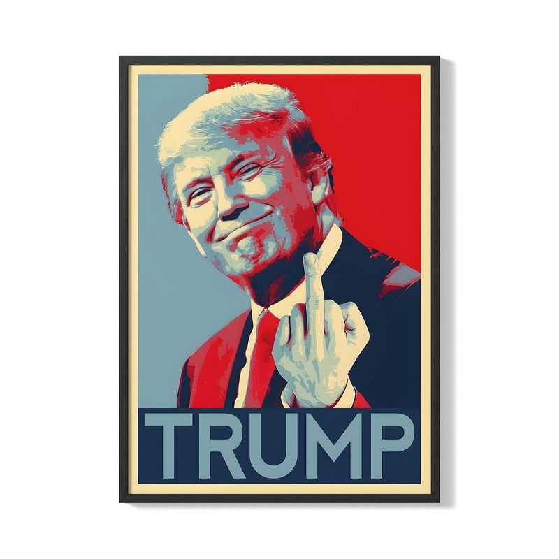 CREANGO - CUADRO POSTER DONALD TRUMP 33X43