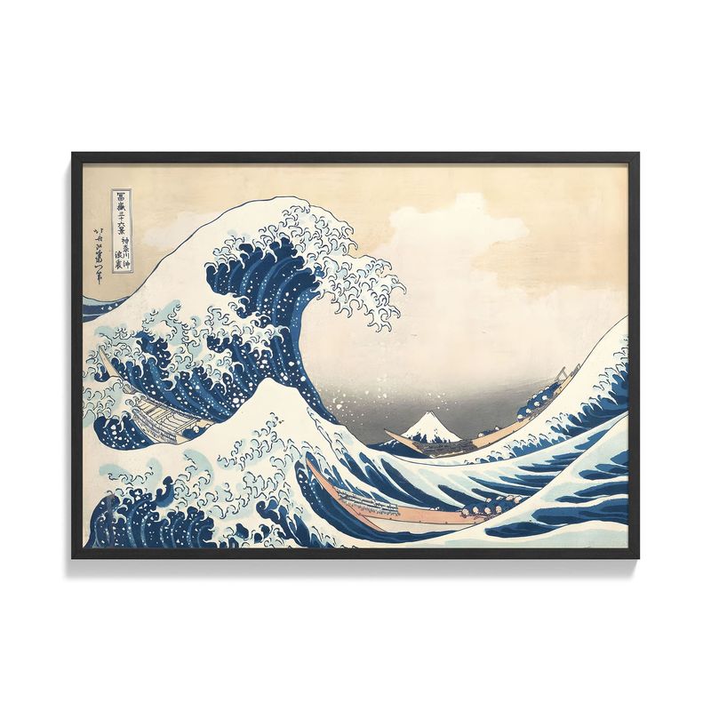 CREANGO - CUADRO POSTER OLA DE KANAGAWA 33X43