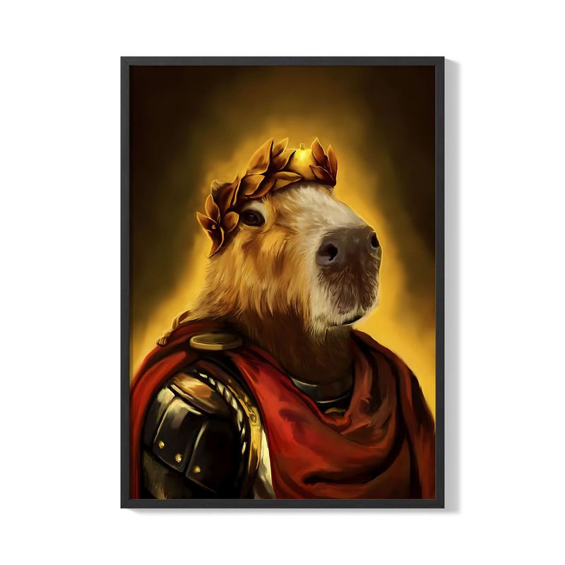 CREANGO - CUADRO POSTER CAPIBARA EMPERADOR 33X43