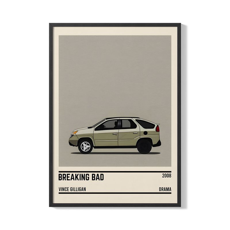 CREANGO - CUADRO POSTER BREAKING BAD AUTO 33X43