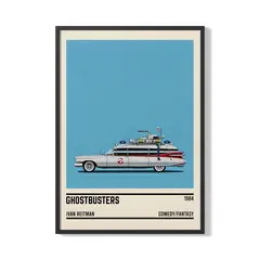 CREANGO - CUADRO POSTER CAZA FANTASMAS AUTO 33X43