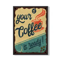CREANGO - CUADRO POSTER TU CAFE ESTA LISTO 33X43