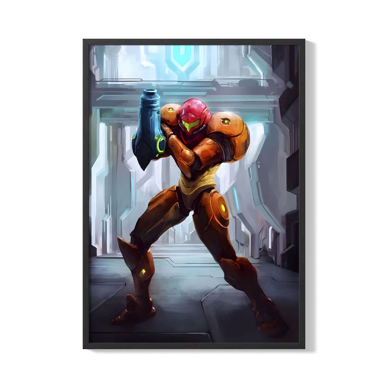 CREANGO - CUADRO POSTER SAMUS ARAN METROID 33X43