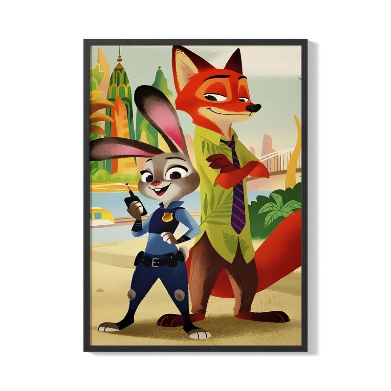 CREANGO - CUADRO POSTER ZOOTOPIA 33X43