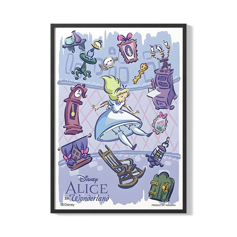 CREANGO - CUADRO POSTER ALICIA EN EL PAIS DE LAS MARAVILLAS 33X43