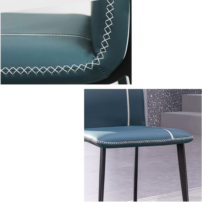 GENERICO - Silla de comedor Elegant Azul PACK X4