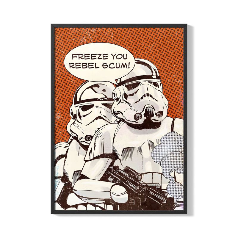 CREANGO - CUADRO POSTER STAR WARS STOMPER 33X43 DISEÑO 2