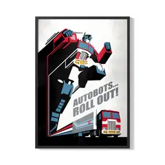 CREANGO - CUADRO POSTER TRANSFORMERS OPTIMUS 33X43