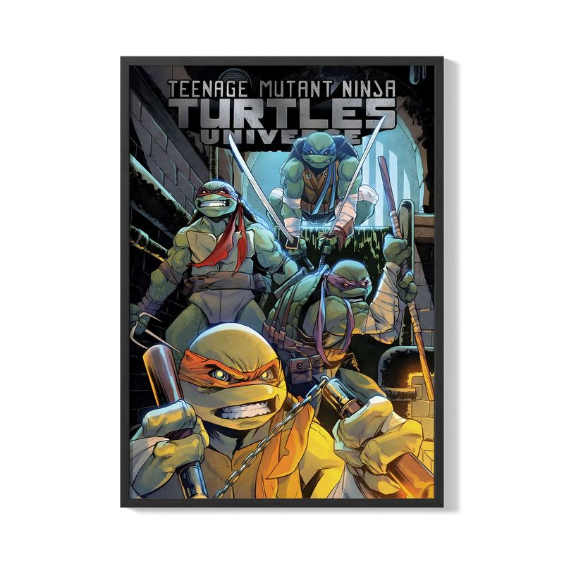 CREANGO - CUADRO POSTER TORTUGAS NINJAS 33X43