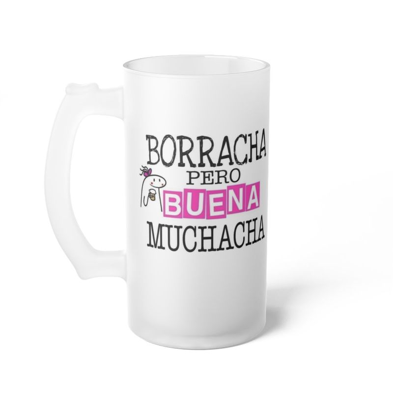 TODO CALZA2 - Shopero Vaso Cervecero Borracha Pero Buena Muchacha