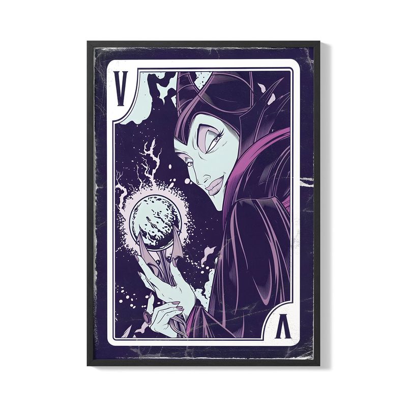 CREANGO - CUADRO POSTER MALEFICA DISNEY 33X43 DISEÑO 2