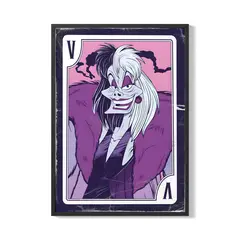 CREANGO - CUADRO POSTER CRUELLA DE VIL 33X43 DISEÑO 2