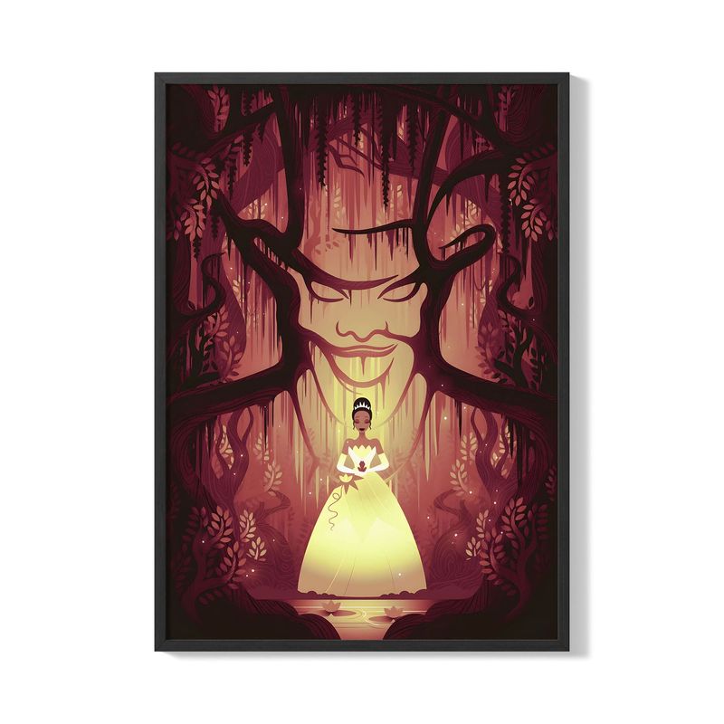 CREANGO - CUADRO POSTER LA PRINCESA Y EL SAPO TIANA 33X43