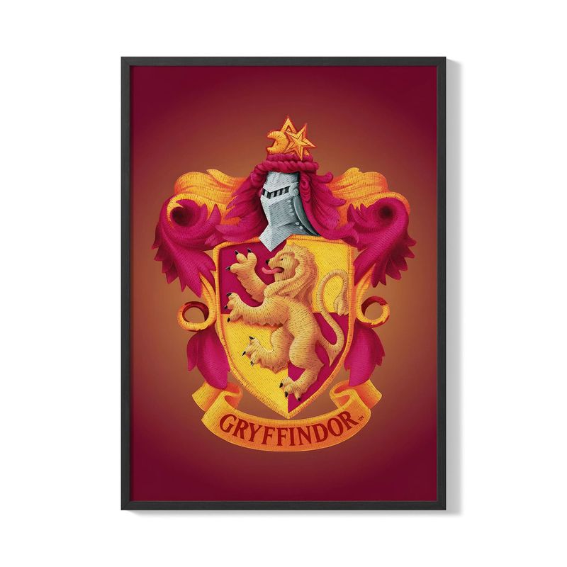 CREANGO - CUADRO POSTER GRYFFINDOR ESCUDO 33X43