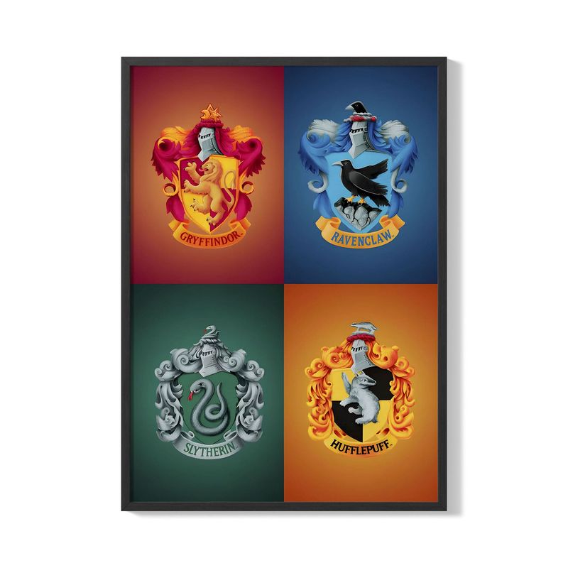 CREANGO - CUADRO POSTER CASA DE HOGWARTS HARRY POTTER 33X43