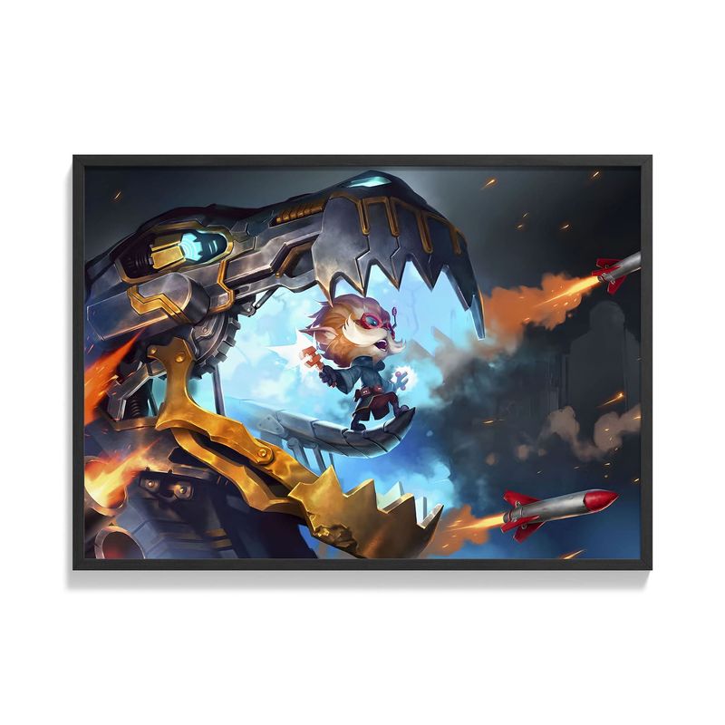 CREANGO - CUADRO POSTER LEAGUE OF LEGENDS HEIMERDINGER 33X43