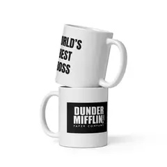 TODO CALZA2 - Taza The Office Worlds Best Boss Tazon 11 Onzas