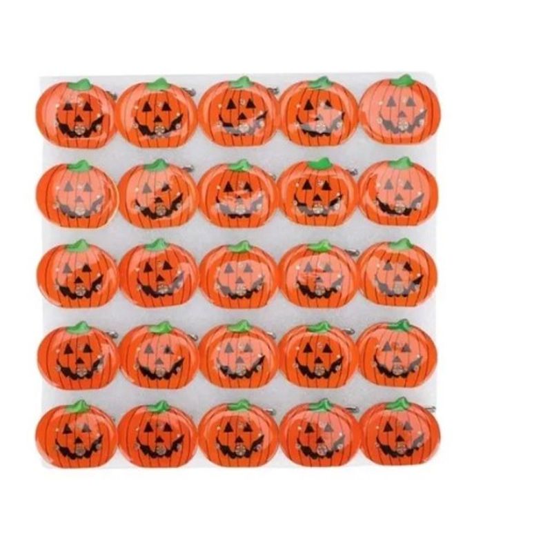 GENERICO - Broche De Ropa 25 Piezas Halloween Luminosa