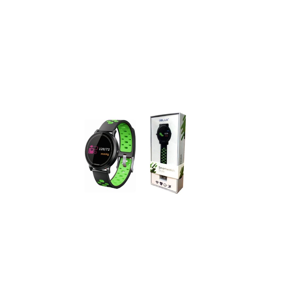 DBLUE - Smartwatch Con Pantalla Oled Ip67 Color Verde - SC