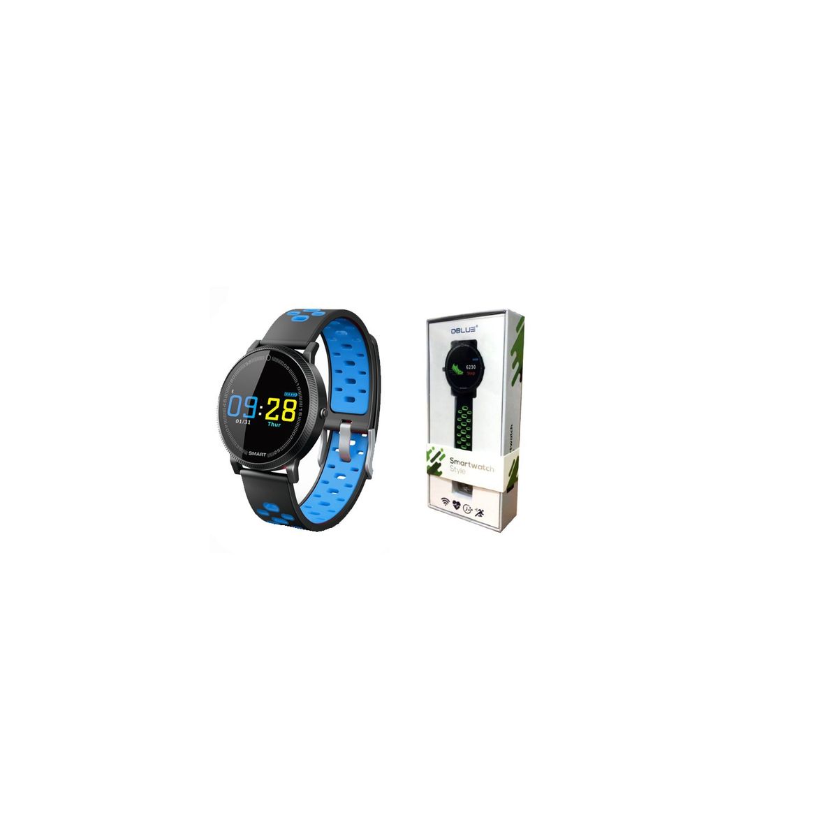 DBLUE - Smartwatch Con Pantalla Oled Ip67 Color Azul - SC