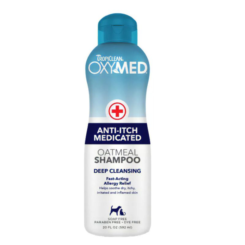 TROPICLEAN - Shampoo Oxymed Anti Picazón Para Perros Y Gatos 592 Ml