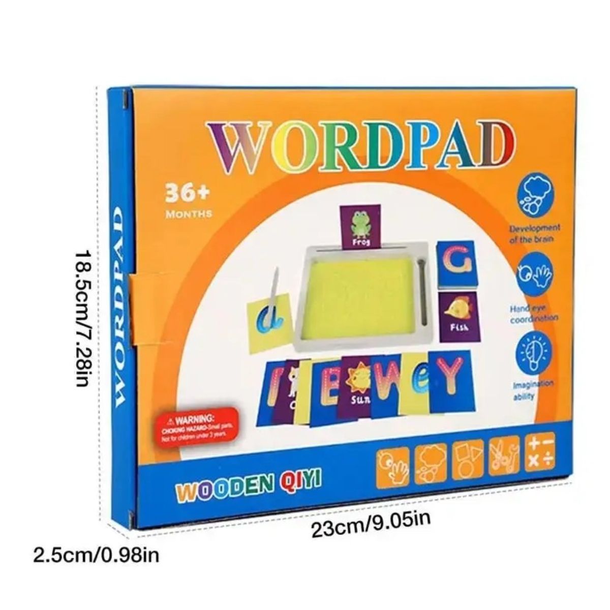 MONTESSORI WOOD - Bandeja montessori sensorial con arena  autismo