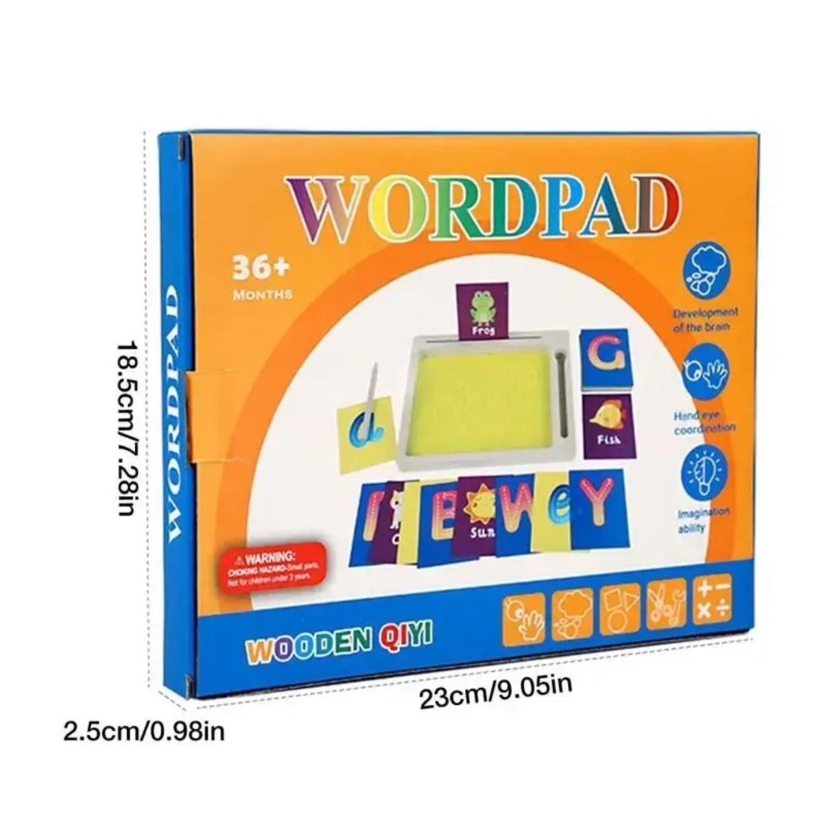 MONTESSORI WOOD - Bandeja montessori sensorial con arena  autismo