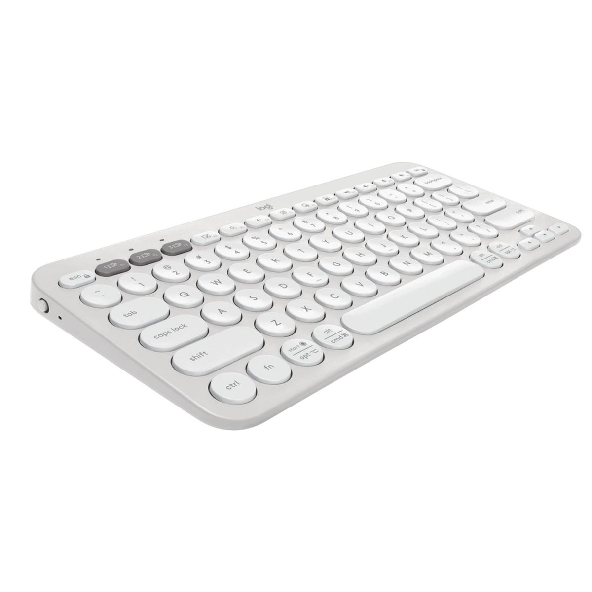 LOGITECH - Teclado Logitech Pebble Keys 2 K380s RF Inalámbrico Blanco