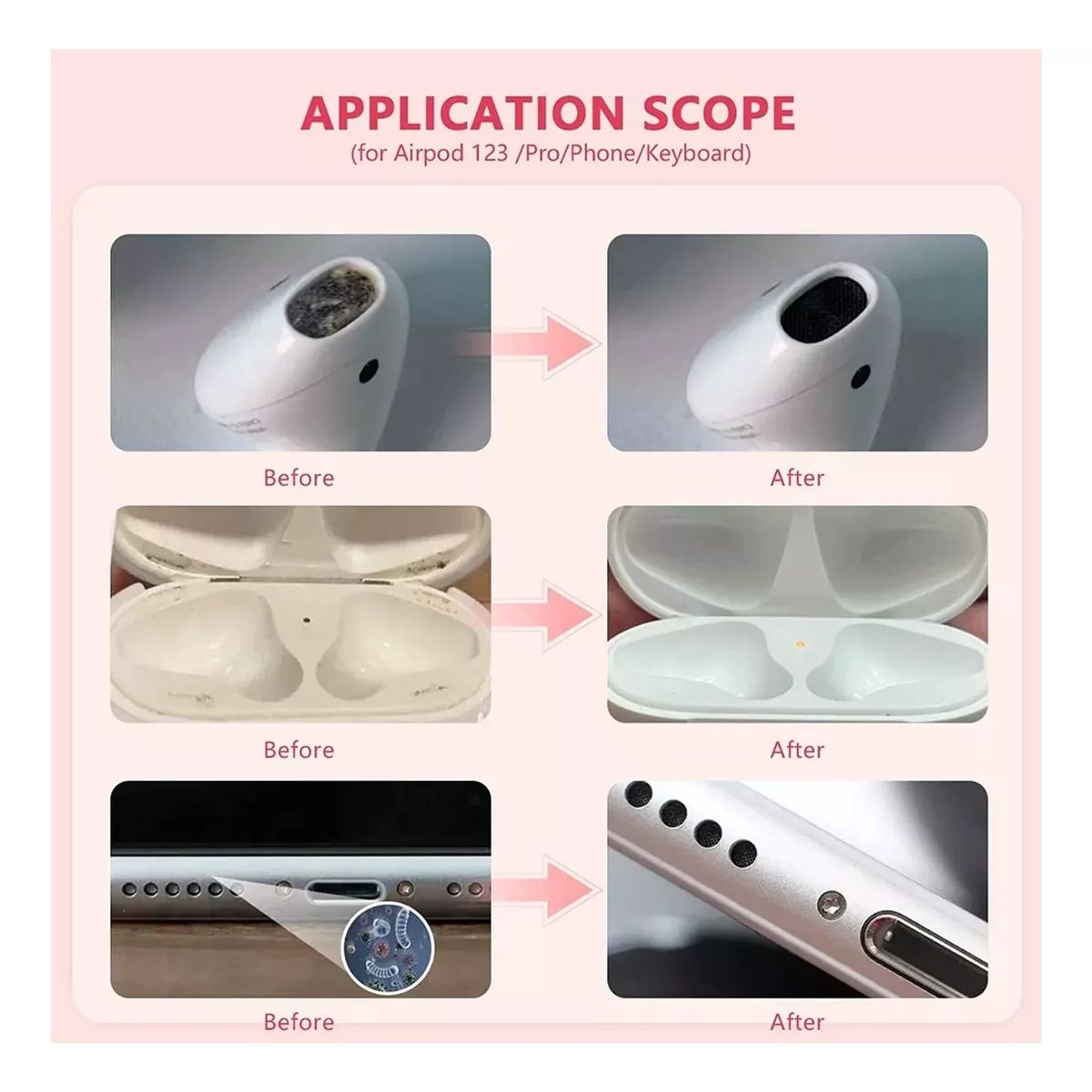 ATURE - Kit Limpieza Para Teclado Audifonos Pantalla Macbook AirPods