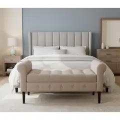 GENERICO - Banqueta Baúl Lisboa Color Beige