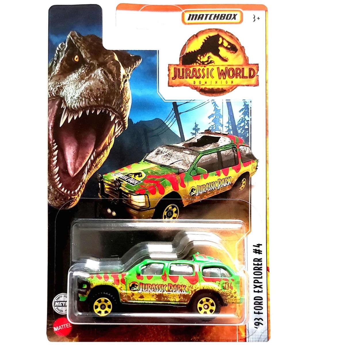 JURASSIC WORLD - Ford explorer Jurassic World Matchbox auto coleccion