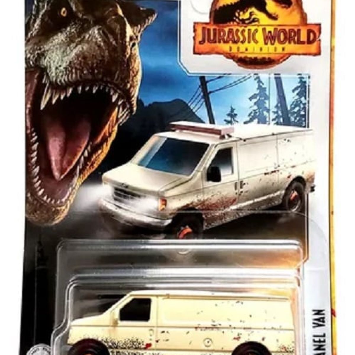 MATCHBOX - Ford panel van Jurassic World Matchbox auto coleccion