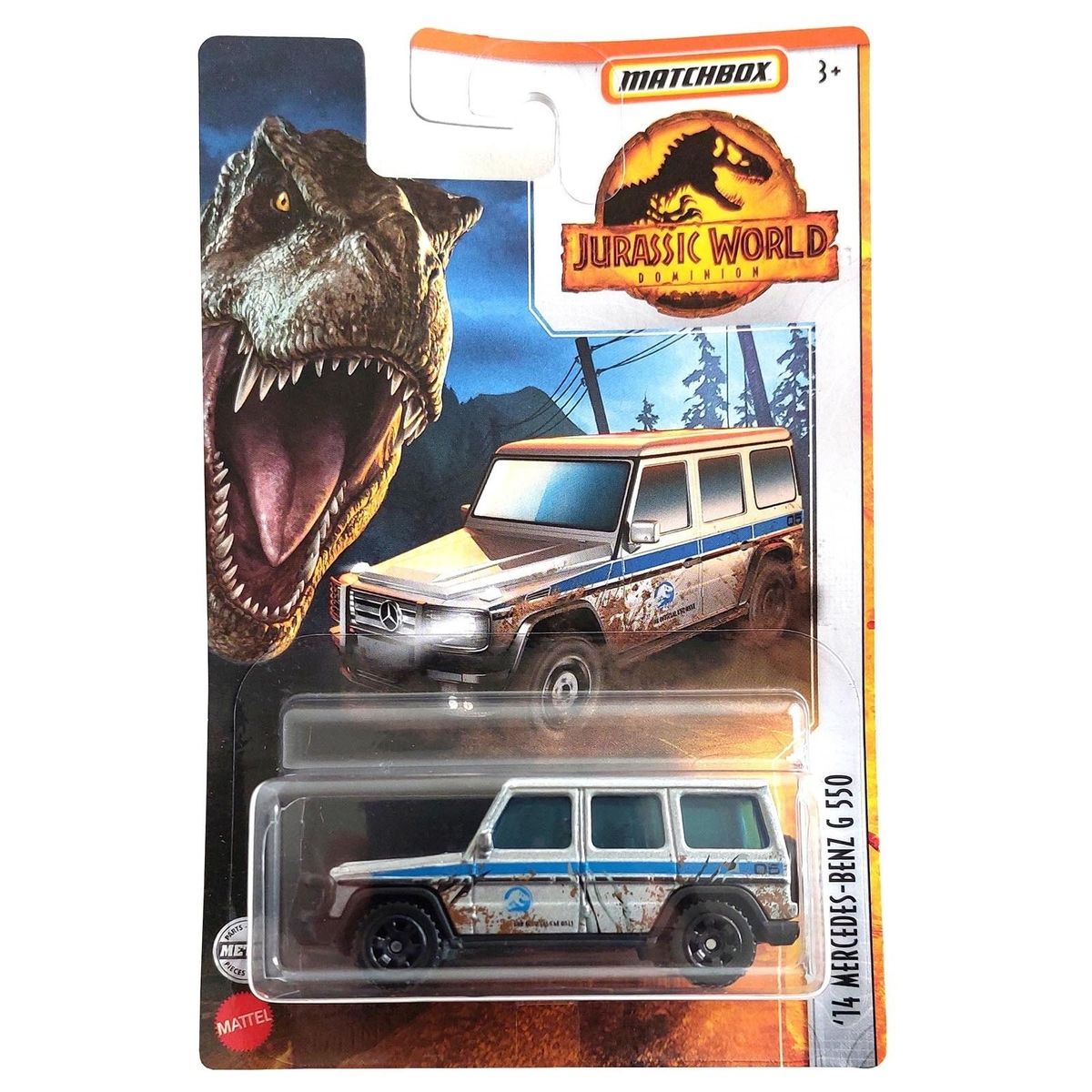 JURASSIC WORLD - Merceds benz g550 Jurassic World Matchbox auto coleccion