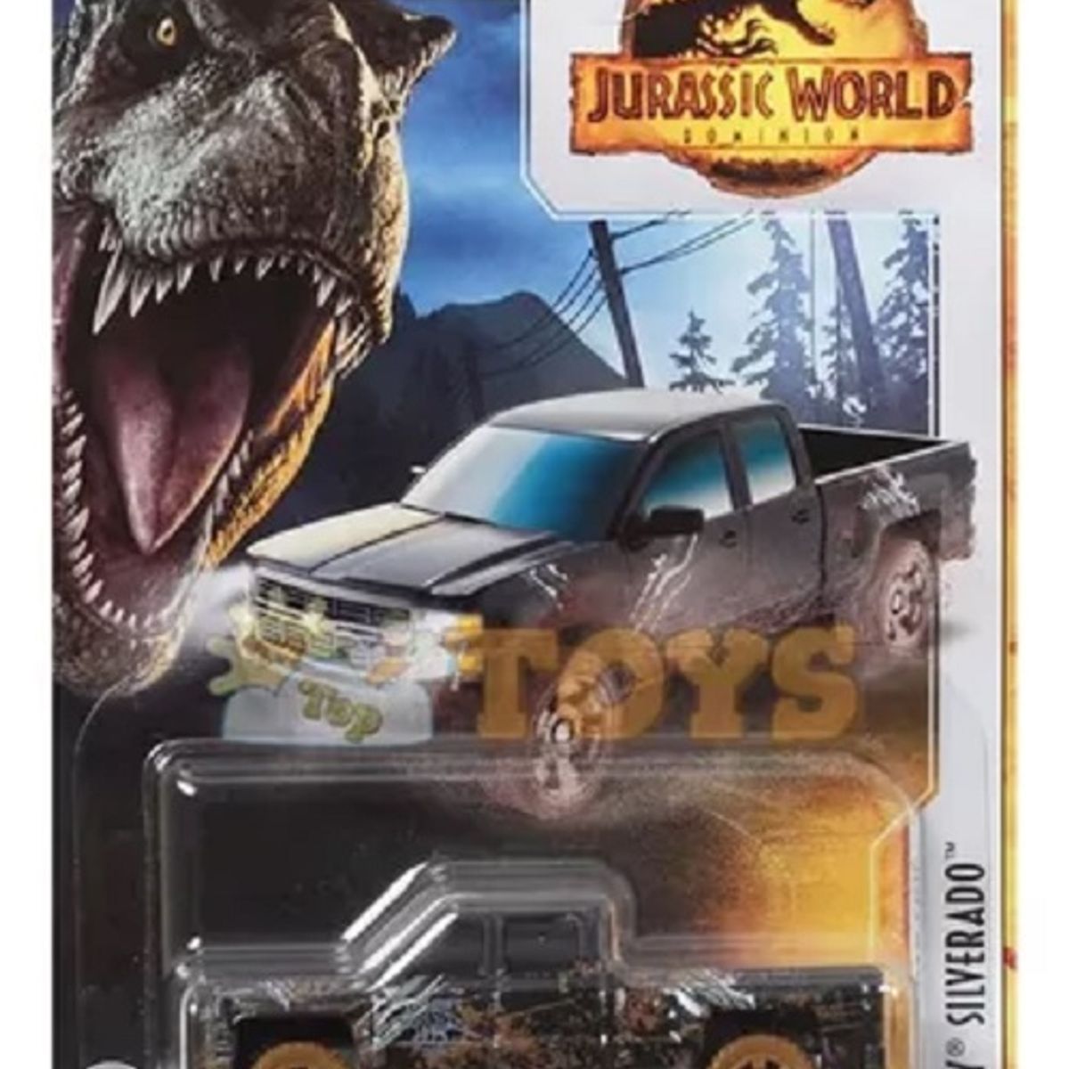 JURASSIC WORLD - Chevy Silverado Jurassic  World Matchbox auto coleccion