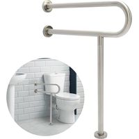 Barra De Muro y Piso Para Discapacitados Acero Inoxidable