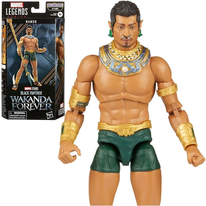 HASBRO - Marvel Pantera Negra Wakanda Forever Namor Original Hasbro