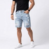 Short Jeans Hombre Super Destroyed