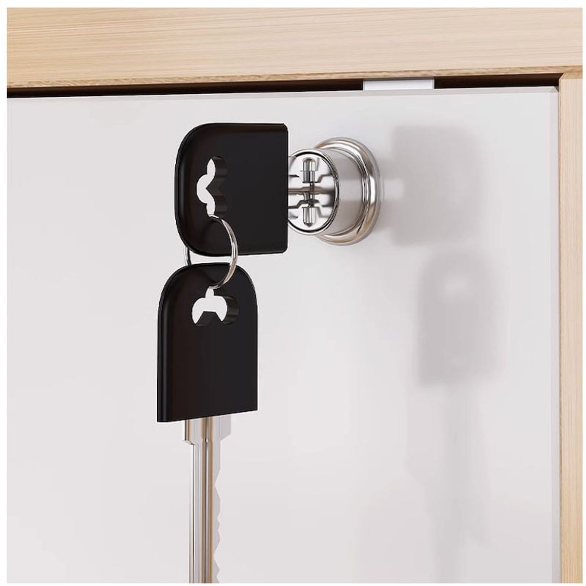 DELI - Cajonera Oficina Con Llaves Escritorio Madera