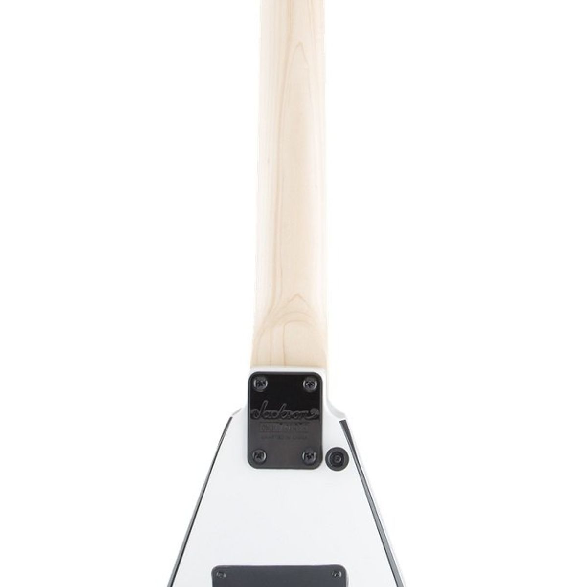 JACKSON - Guitarra Eléctrica Jackson King V JS32 Blanco con bordes negro
